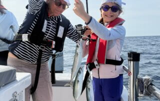 Souvenir de la saison pêche en mer 2025 avec de belles prises en famille